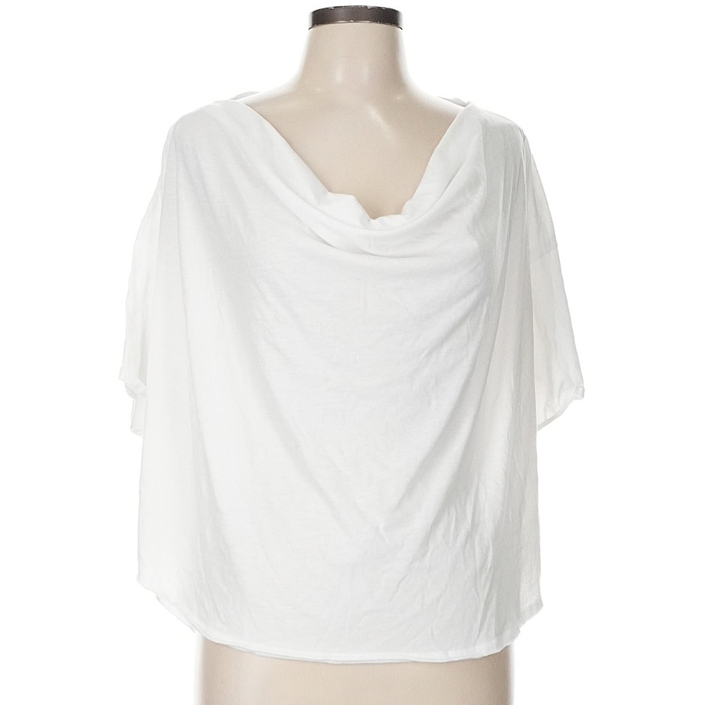 Free People White draped oversized T-shirt - Small